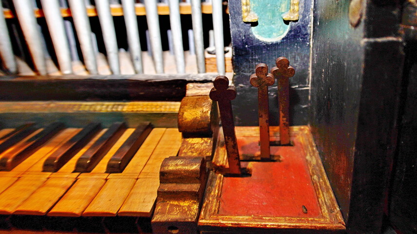 Varhanní pozitiv (detail)