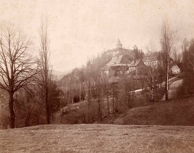Historické vyobrazení hradu Grabštejnu