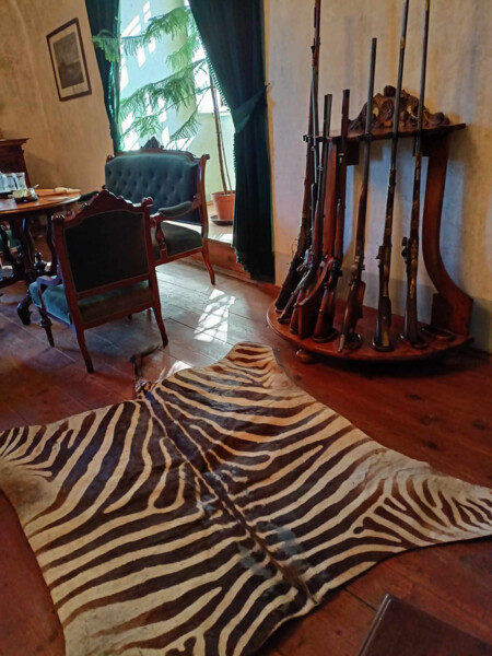 Zreinstalované prostory bytu vrchního nadlesního na hradě Grabštejn